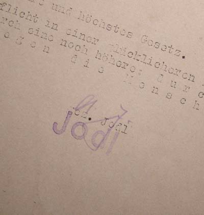 Nuremburg War Crimes Documents. Signed. 