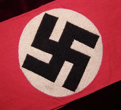 NSDAP Armband | Early 'Mirror Swastika' Issue.
