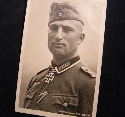 Heer Oberfeldwebel Portsteffen Postcard.
