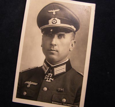 Heer Rittmeister Sachsenbacher Postcard.