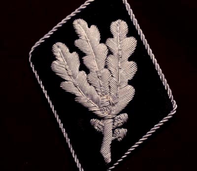 SS-Gruppenfuhrer Collar patch | Pre-1942. 