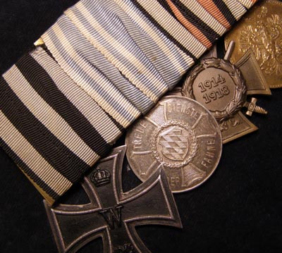 Imperial German Iron Cross  Medal Group Of Four. 