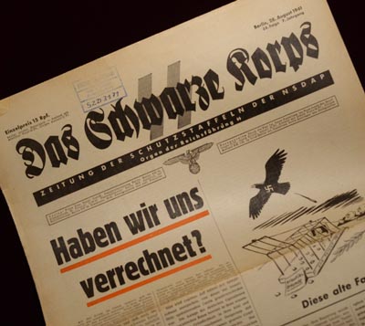 Das Schwarze Korps | SS Newspaper | 1941.