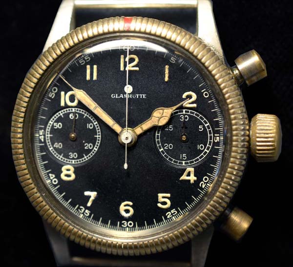 Luftwaffe Chronograph |Tutima |  Gilt Movement 