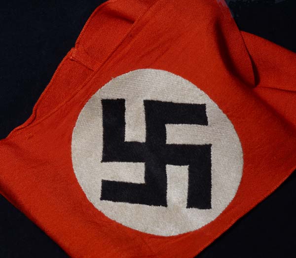 NSDAP Armband | Early 'Mirror Swastika' Issue.