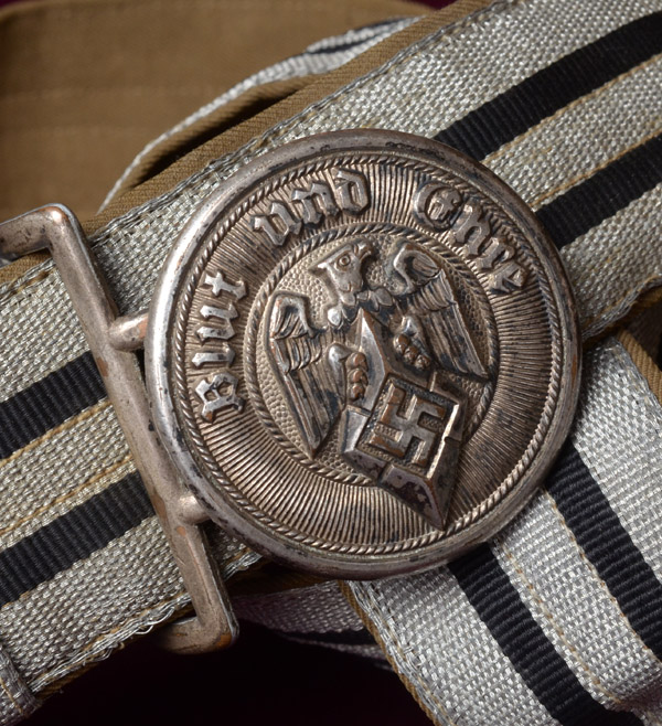 Hitler Youth Leader Brocade Belt & Buckle | Discounted