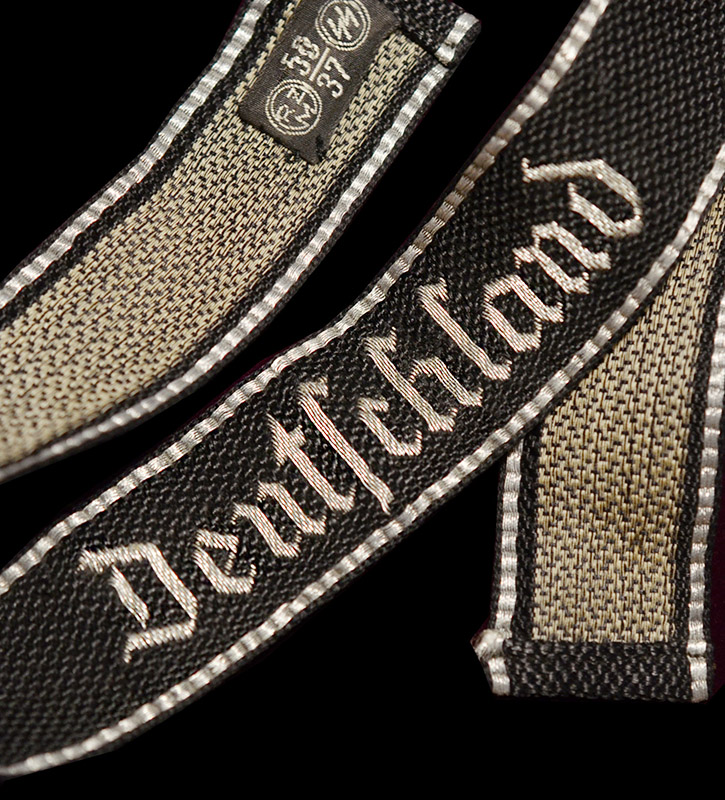 Deutschland Officer Cuff Title | Gothic 'Flatwire' Woven