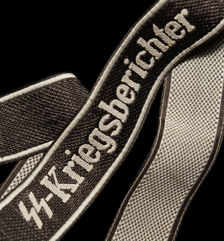 SS-Kriegsberichter OR/NCO Cuff Title | BeVo Woven