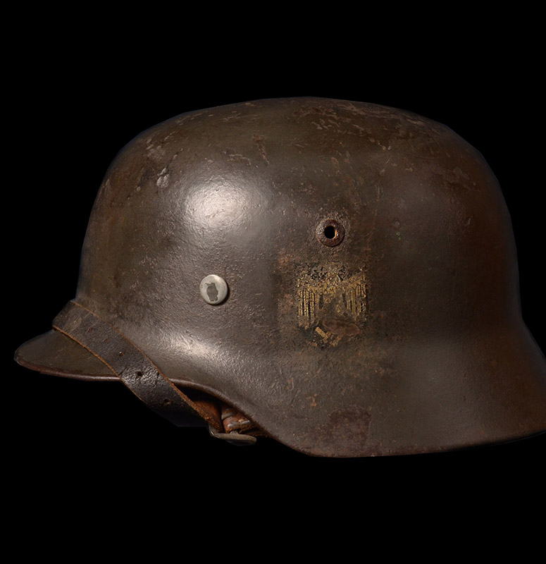 German Steel Helmet | M40 | Heer | Single Decal | Camo | Named