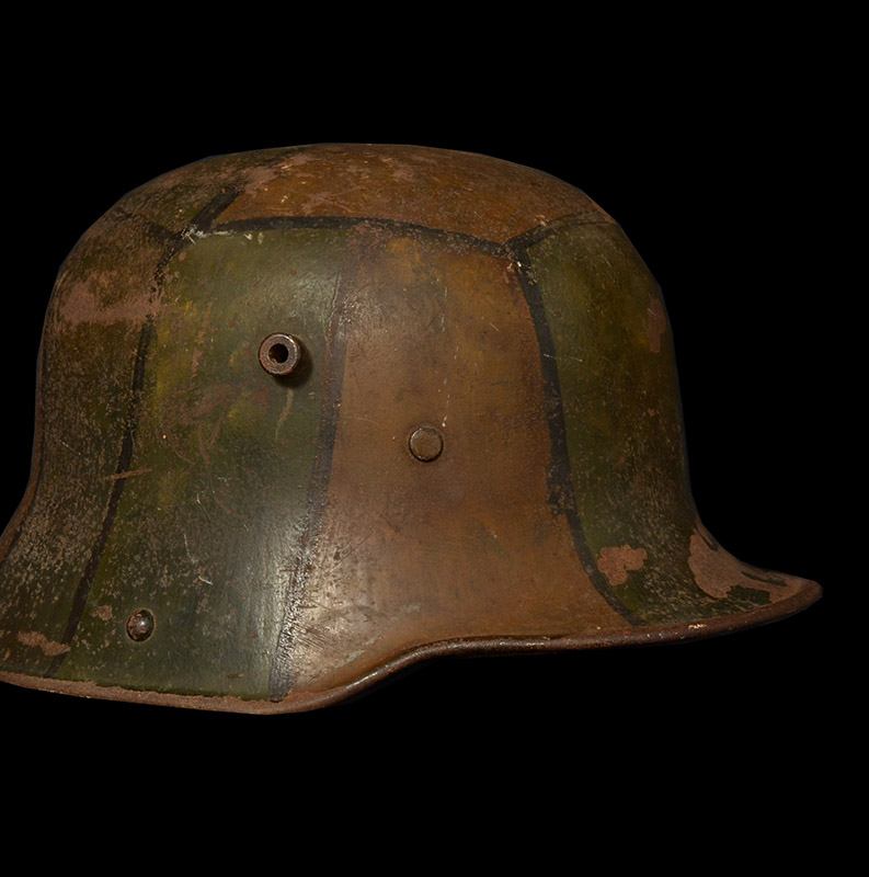 Imperial German M16 Steel Helmet |  Camo Finish | Provenance