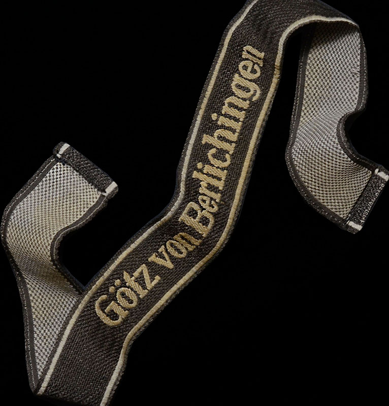 Gotz von Berlichingen BeVo Woven Cufftitle