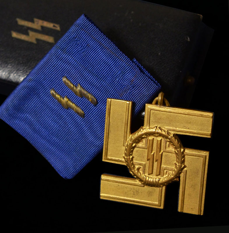 SS 25 Year Long Service Cross | Cased | Provenance