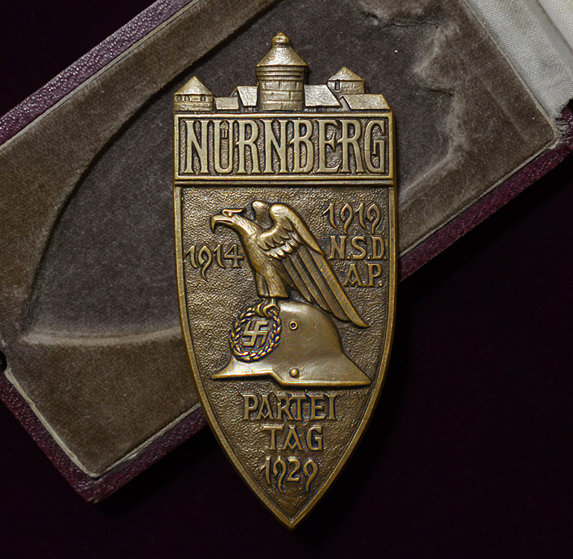 NSDAP 1929 Parteitag Cased Non-Portable Award