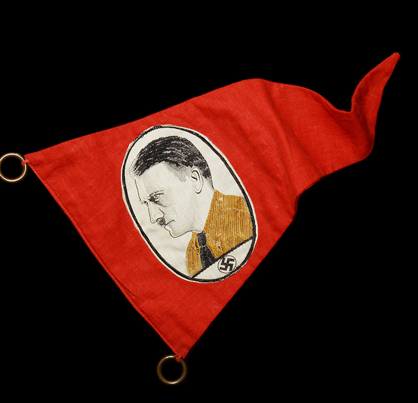 Hitler Supporter Car Pennant | Late 1920s | Years Of struggle
