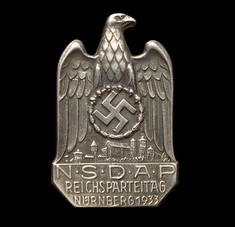 NSDAP Reichsparteitag 1933 Award Badge | 900 Silver Version
