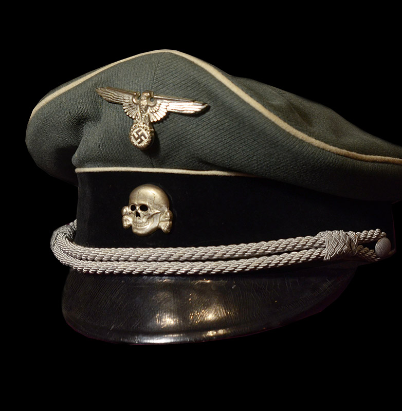 Waffen-SS Officer Visor Cap | Named | Discounted