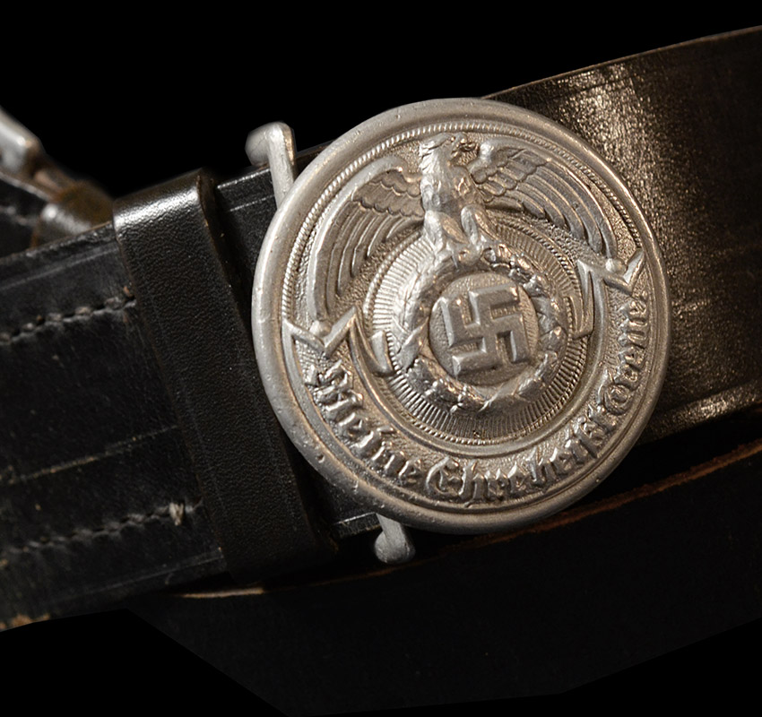 SS Officer Belt & Buckle | Museum Quality