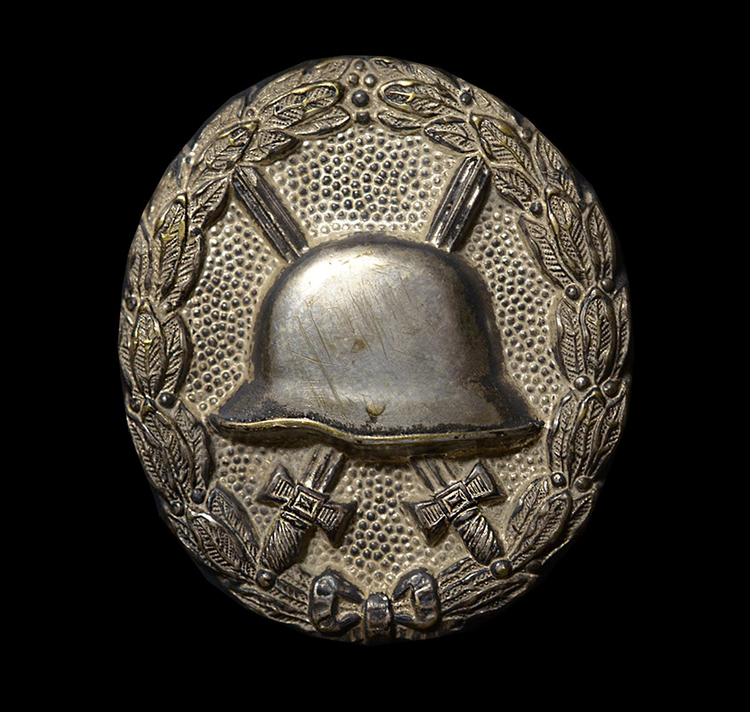 Imperial German Wound Badge In Silver | Flat Back Construction