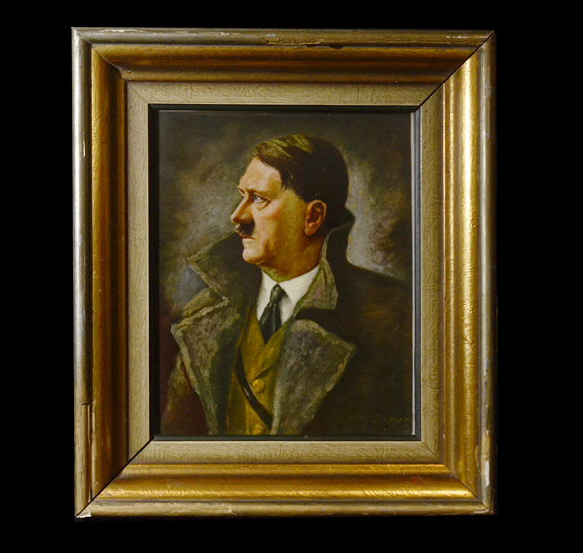 Hitler Portrait by Rosenthal | Porcelain   
