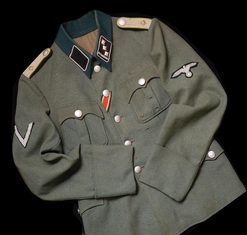 SS-SD Obersturmfuhrer Field-Grey Tunic | Ex-Delich Collection