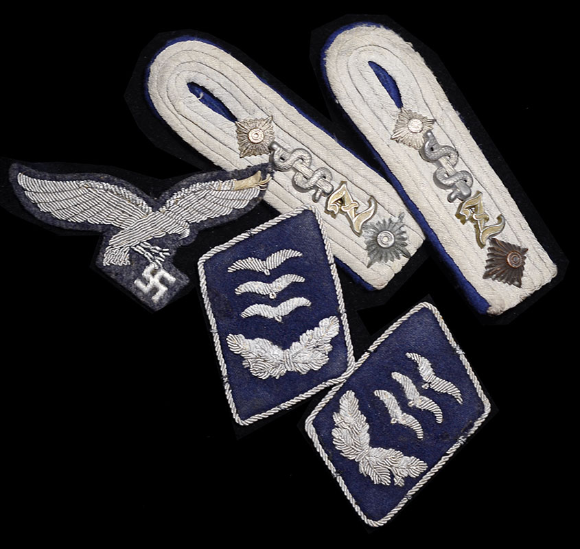 Luftwaffe Medcial Officer Set Of Insignia | Service Used