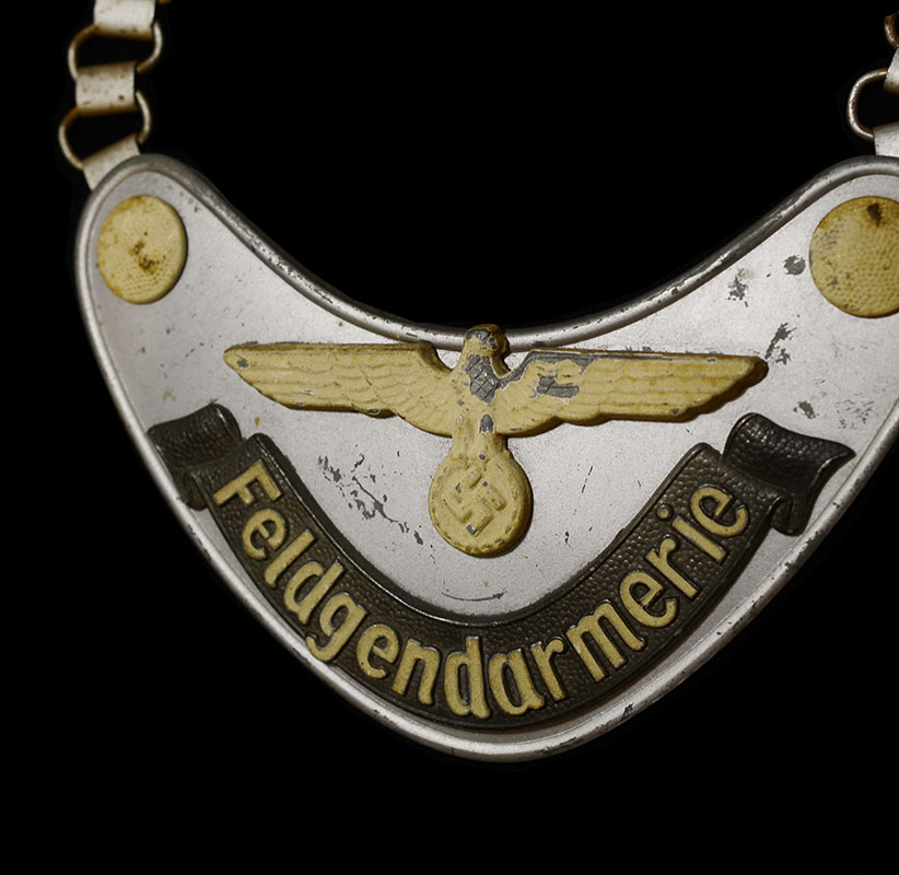 Feldgendarmerie Gorget | Early Issue | Service Used